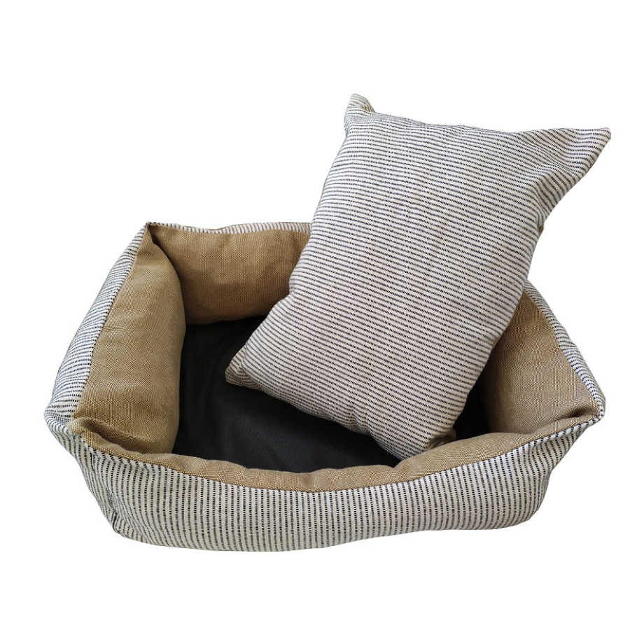 Cama Cuna Cuadrada Bicolor T1 50x40 Beig, , large Imagen numero 3